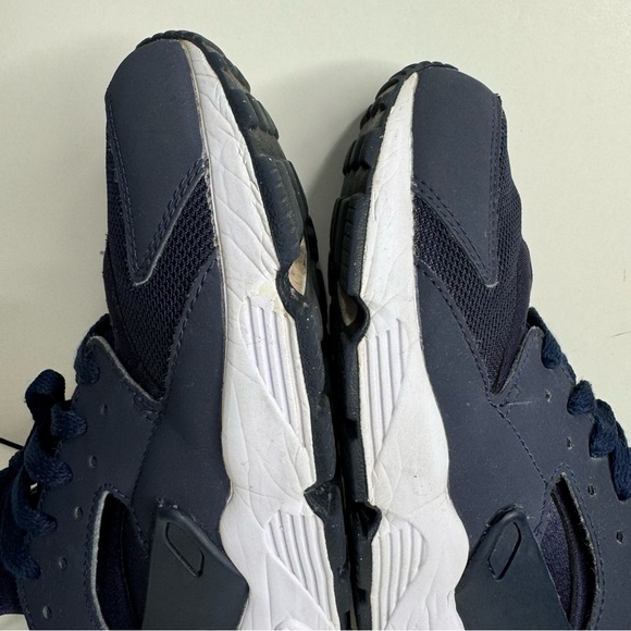Men’s size 9 Nike Air Huarache midnight navy running sneakers low top trainers - Picture 10 of 11